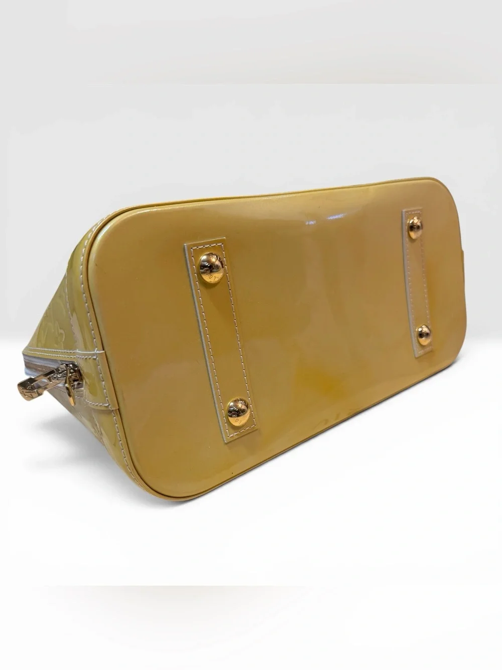 Louis Vuitton Vernis Alma PM, Yellow